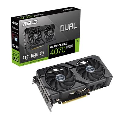 Placa de Video ASUS Dual GeForce RTX™ 4070 SUPER EVO OC Edition 12GB GDDR6X